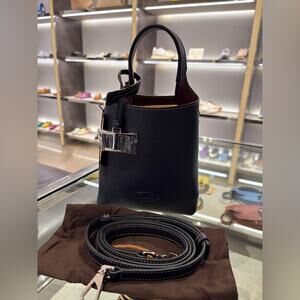 Tod's Micro Bag in Navy Leather